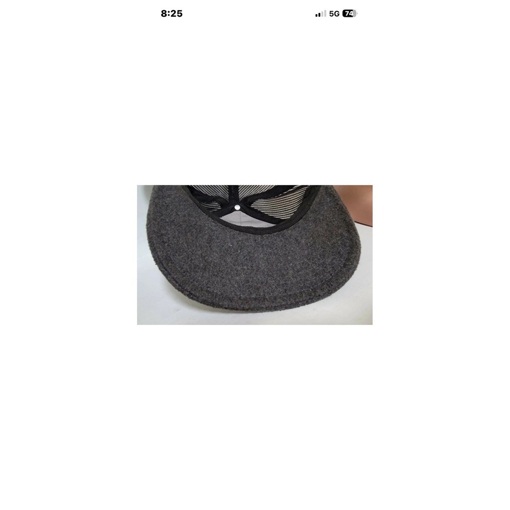 Vintage John‎ Deere Mesh Snapback Trucker Hat Dark Gray and Black - Picture 2 of 8